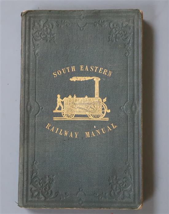 The South-Eastern Railway Manual: Describing the Cities, Towns, and Villages ...., on or near the line, 8vo, limp